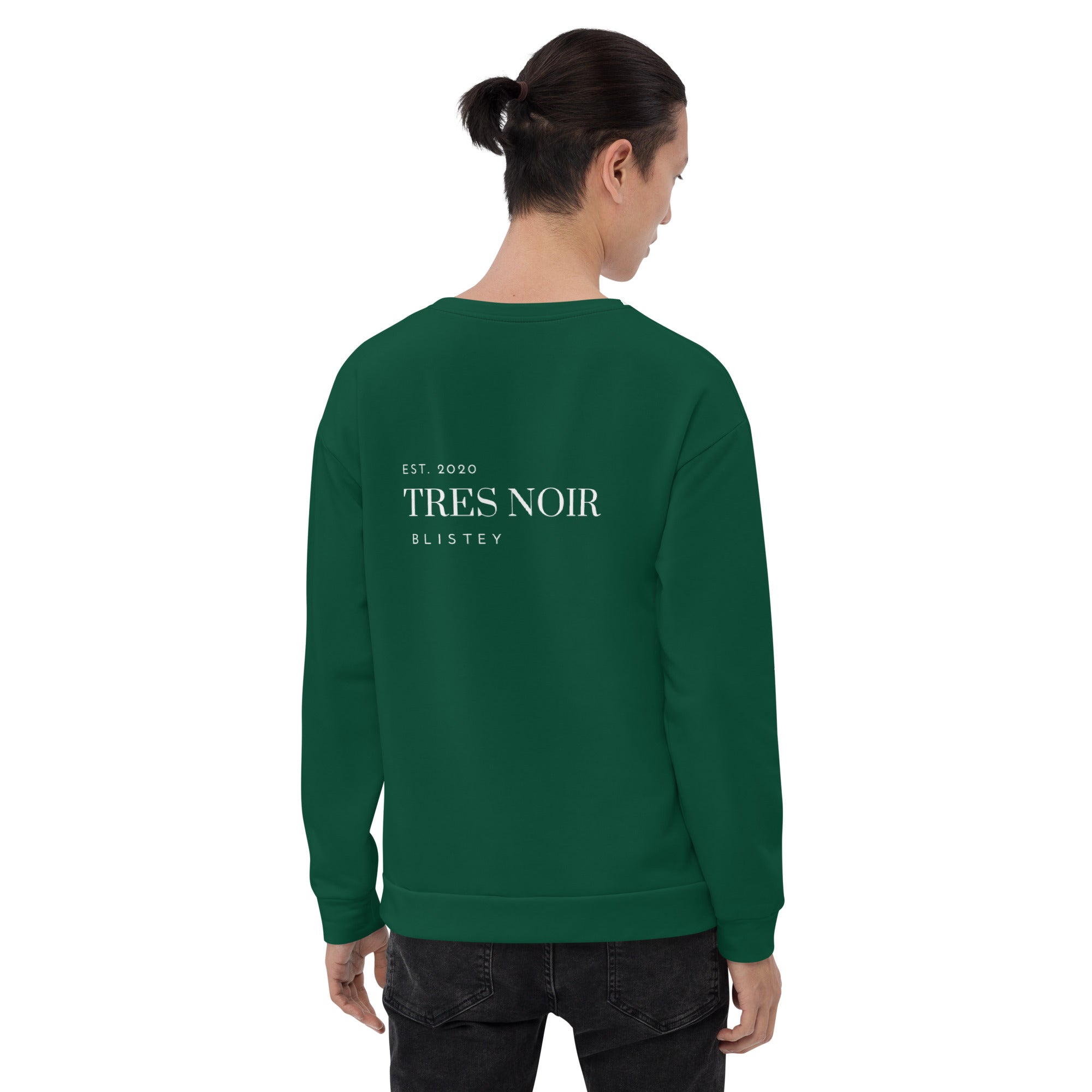 Le Tres Noir "Flatbush Verde: Sweatshirt