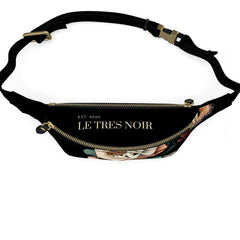 Le Tres Noir "Flora" Belt Bag