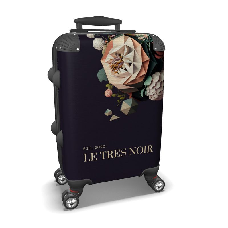 Le Tres Noir Flora Carry On Luggage